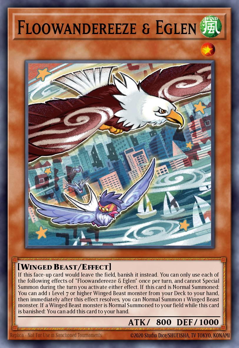 Floowandereeze & Eglen Yu-Gi-Oh card