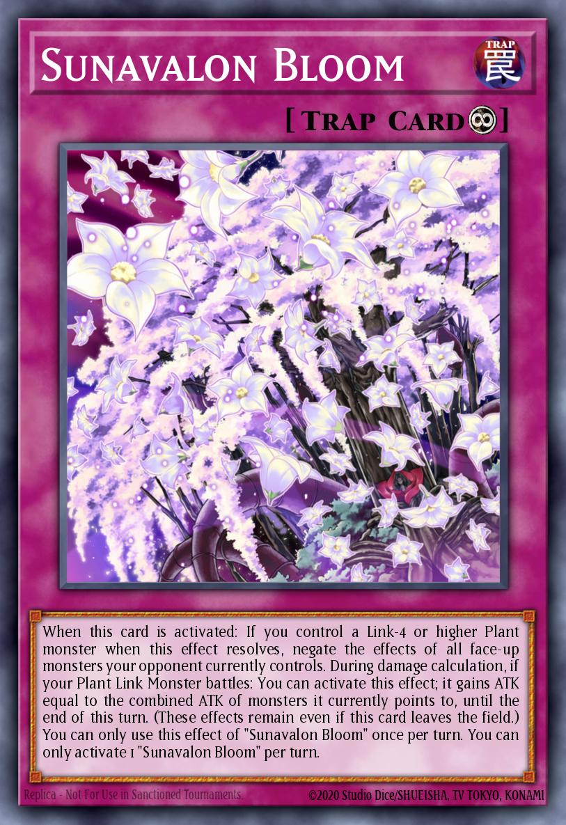 Sunavalon Bloom Yu-Gi-Oh card