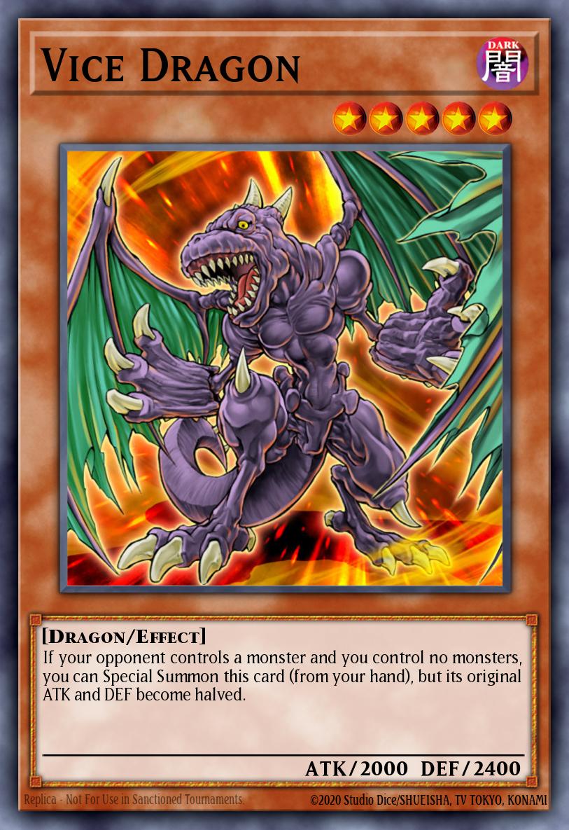 Vice Dragon Yu-Gi-Oh card