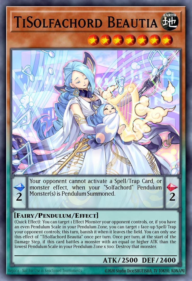 TiSolfachord Beautia Yu-Gi-Oh card