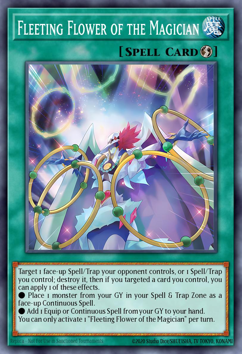 Fleeting Flower of the Magician Yu-Gi-Oh card
