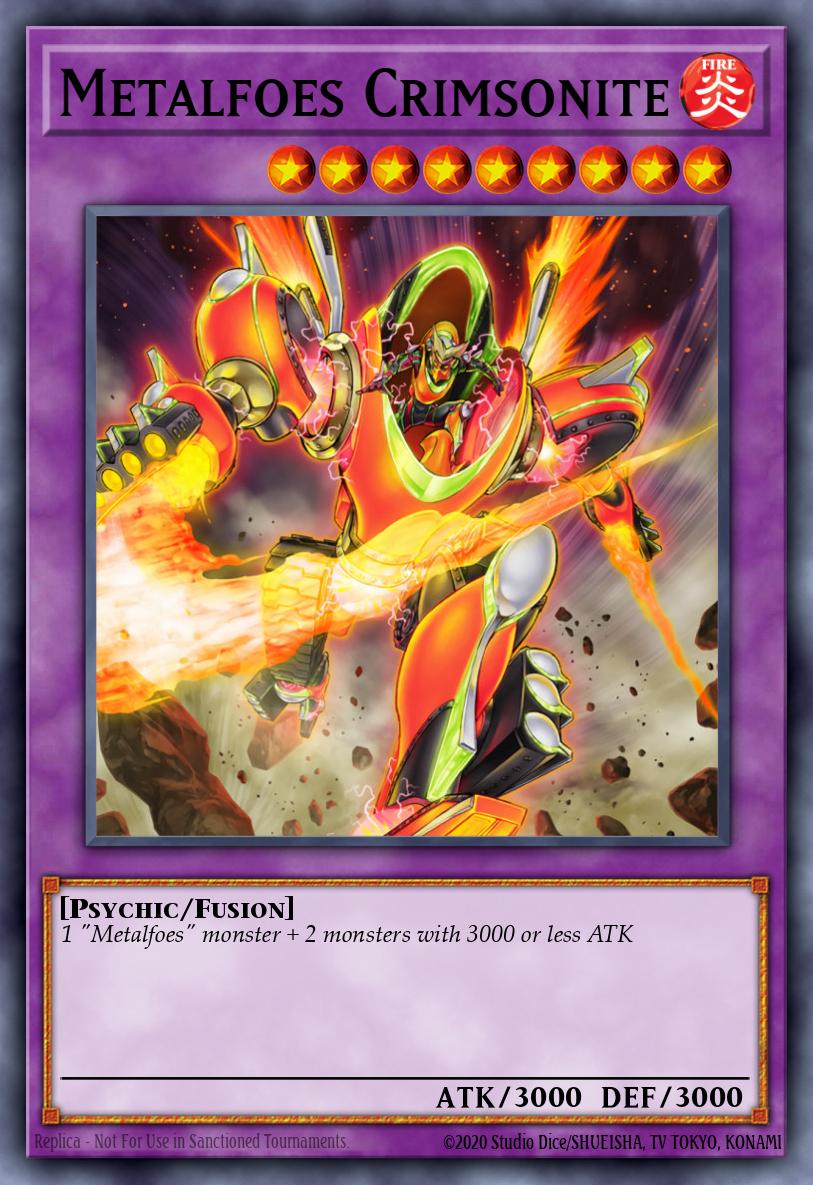 Metalfoes Crimsonite Yu-Gi-Oh card