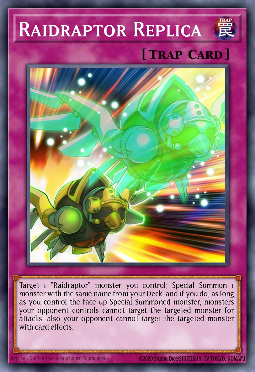 Raidraptor Replica Yu-Gi-Oh card