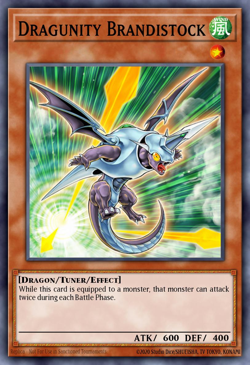 Dragunity Brandistock Yu-Gi-Oh card