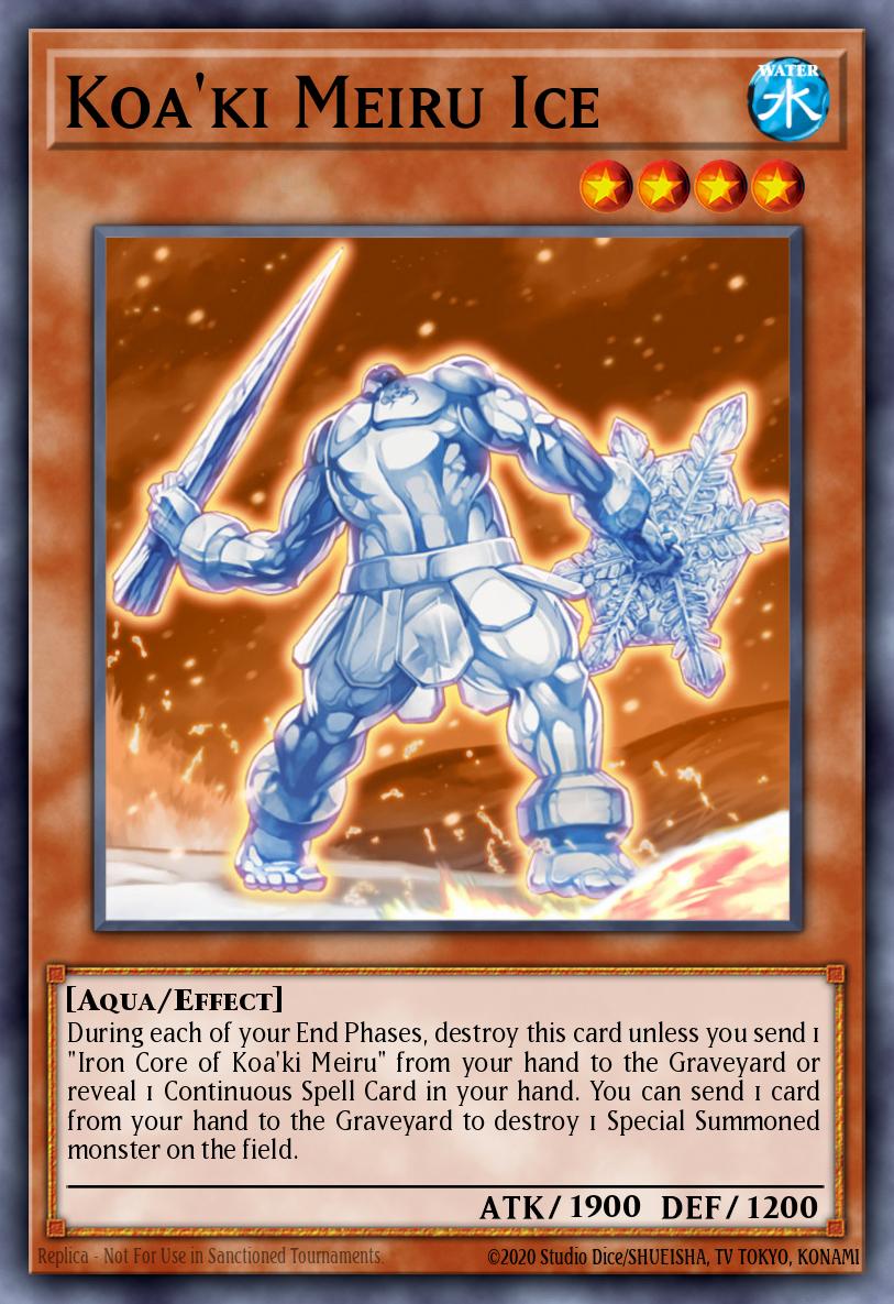 Koa'ki Meiru Ice Yu-Gi-Oh card