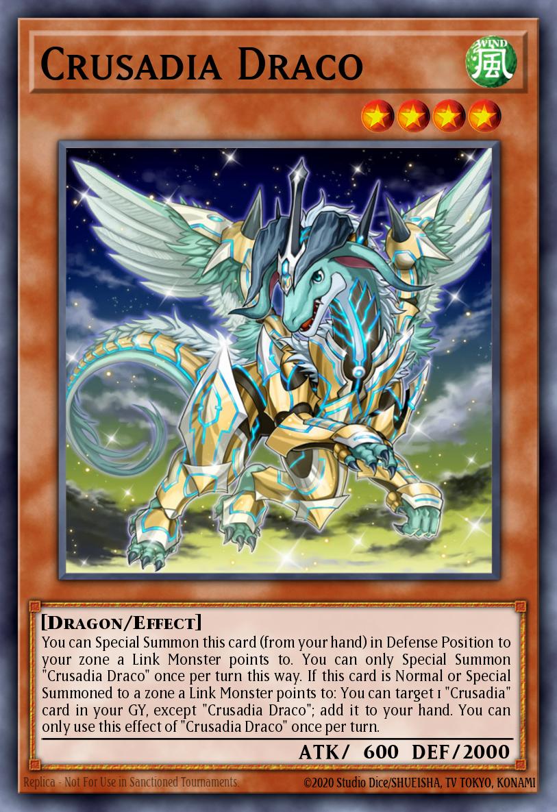 Crusadia Draco Yu-Gi-Oh card