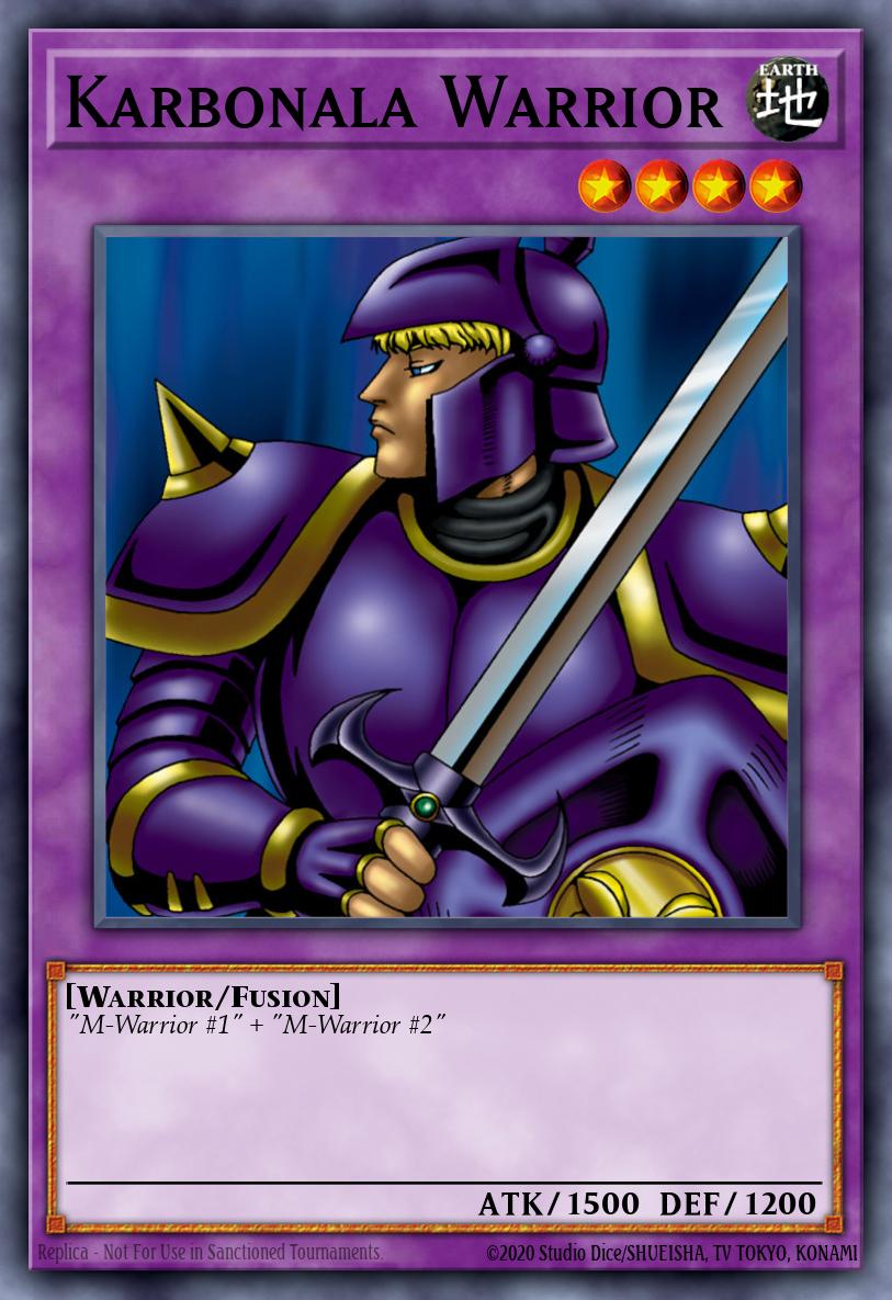 Karbonala Warrior Yu-Gi-Oh card