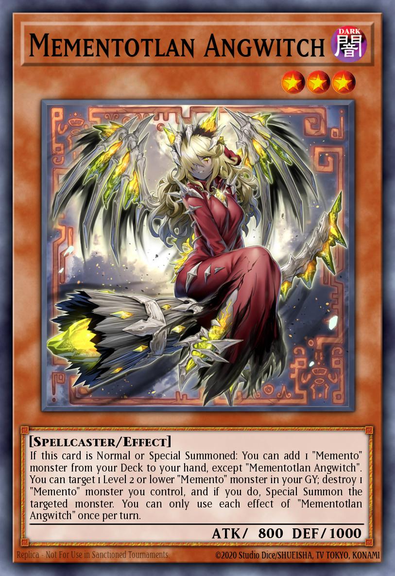 Mementotlan Angwitch Yu-Gi-Oh card