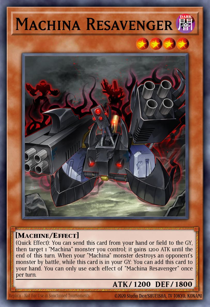 Machina Resavenger Yu-Gi-Oh card