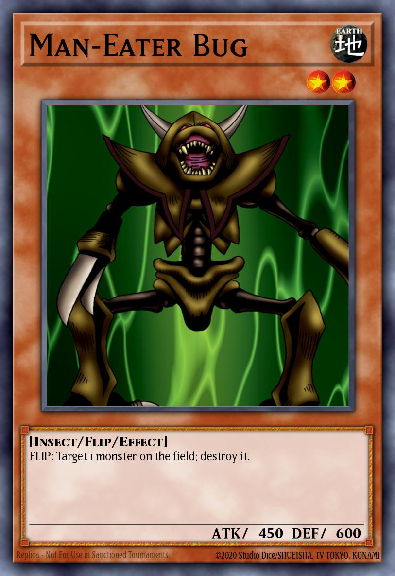 Man-Eater Bug Yu-Gi-Oh card