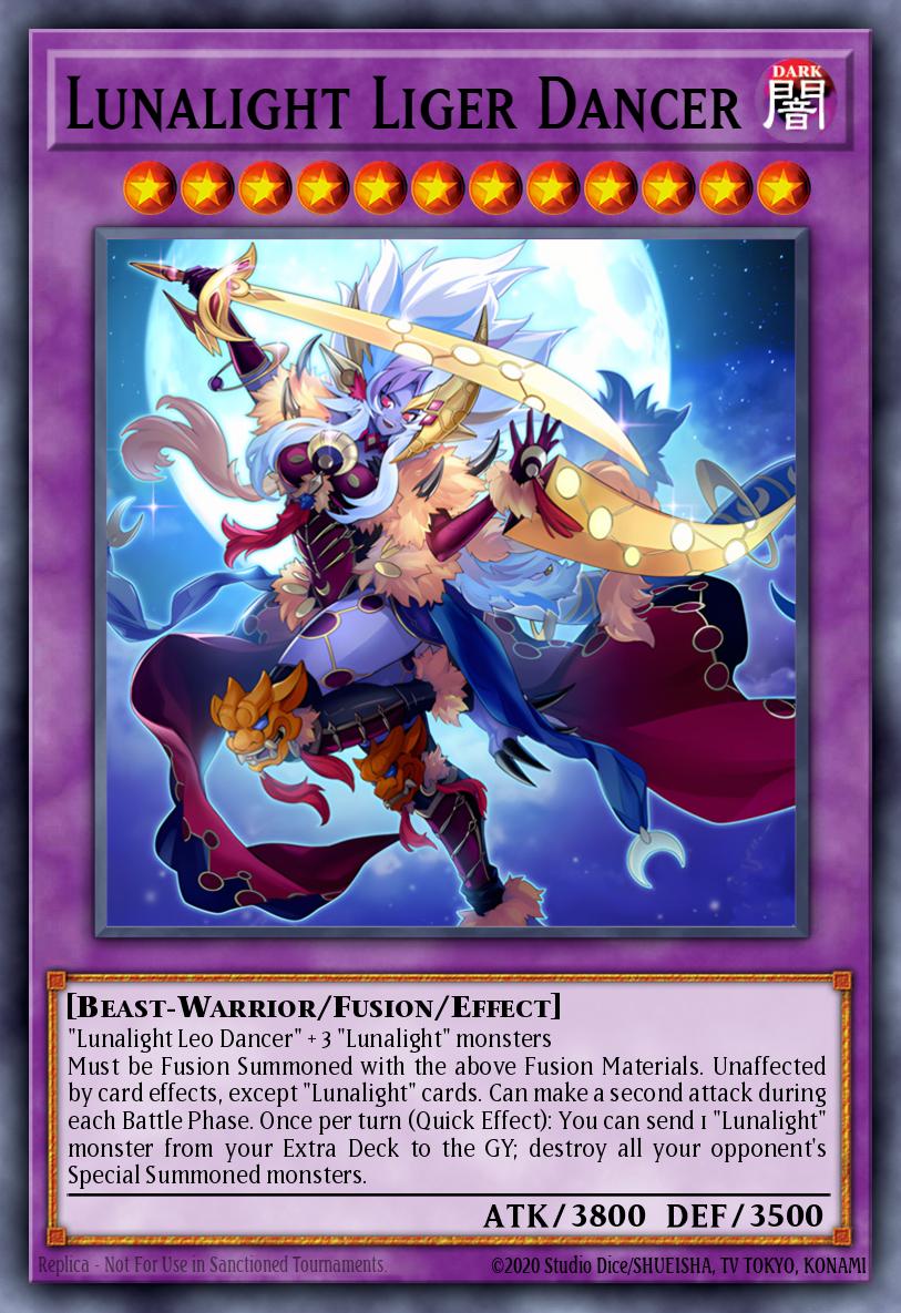 Lunalight Liger Dancer Yu-Gi-Oh card