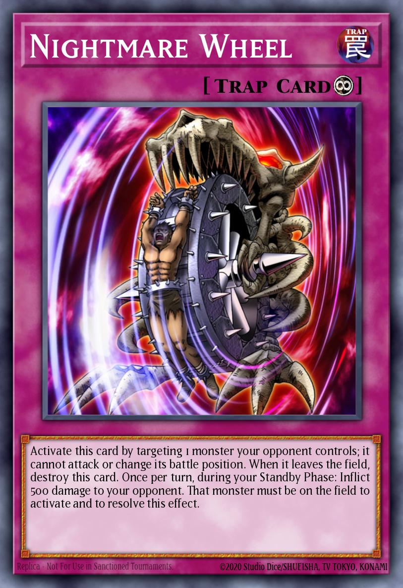 Nightmare Wheel Yu-Gi-Oh card