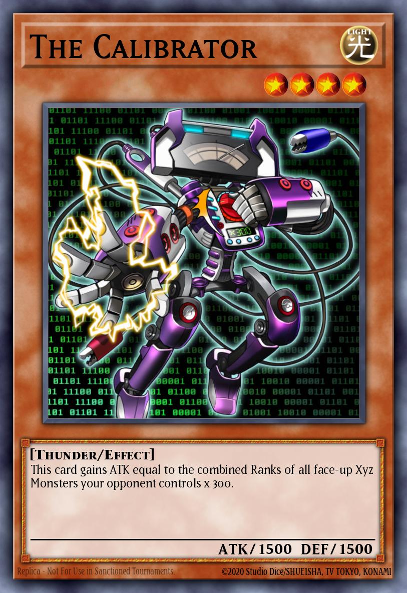 The Calibrator Yu-Gi-Oh card