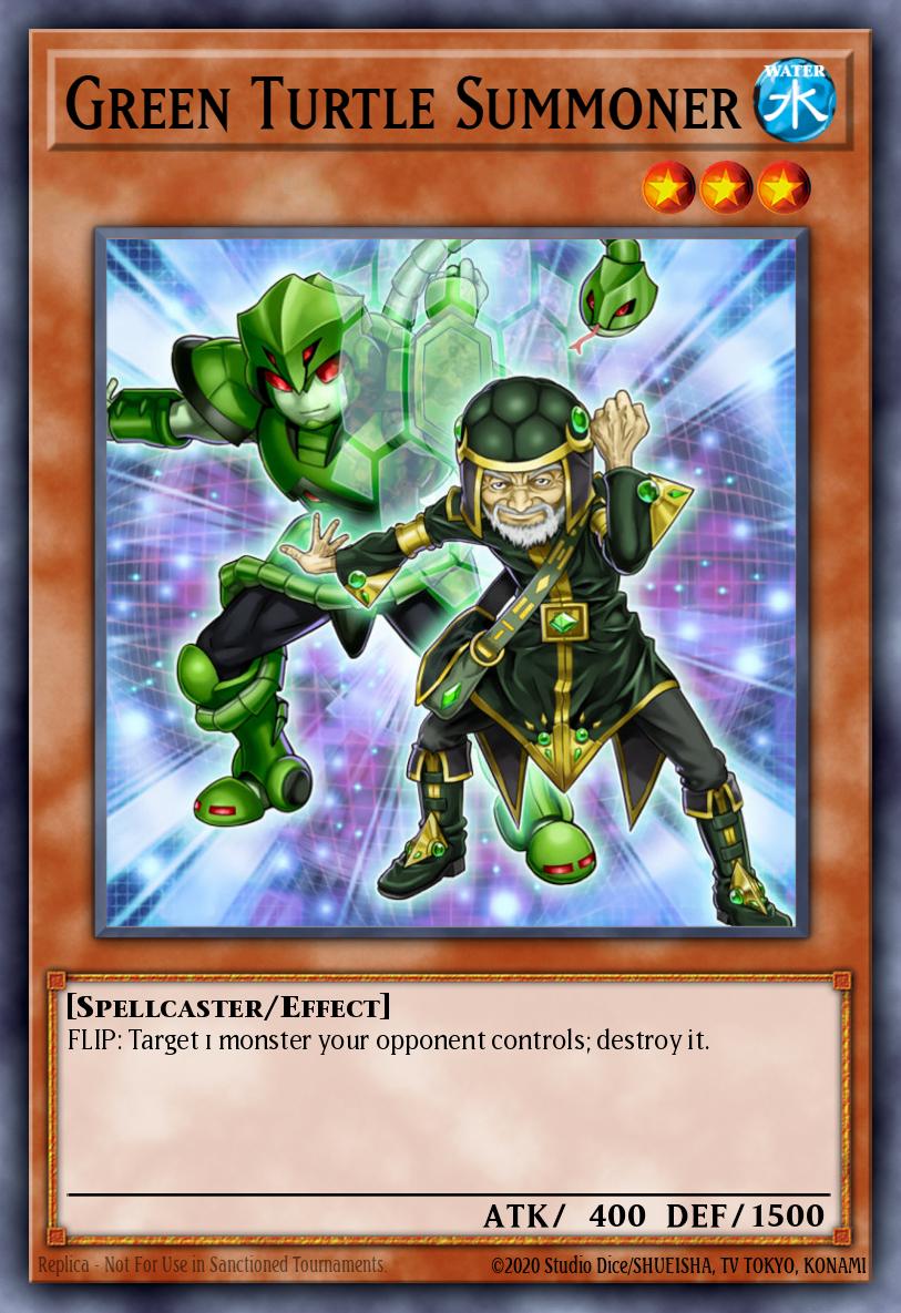Green Turtle Summoner Yu-Gi-Oh card