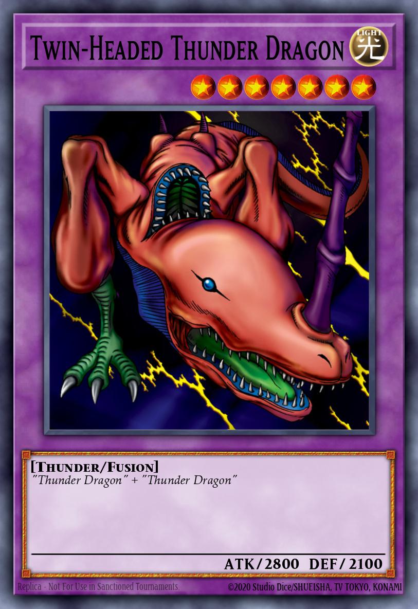 Twin-Headed Thunder Dragon Yu-Gi-Oh card