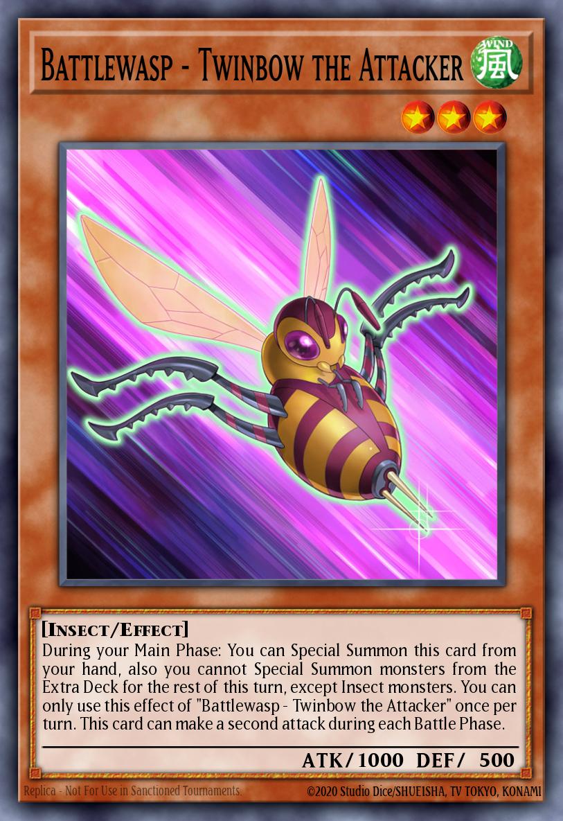 Battlewasp - Twinbow the Attacker Yu-Gi-Oh card