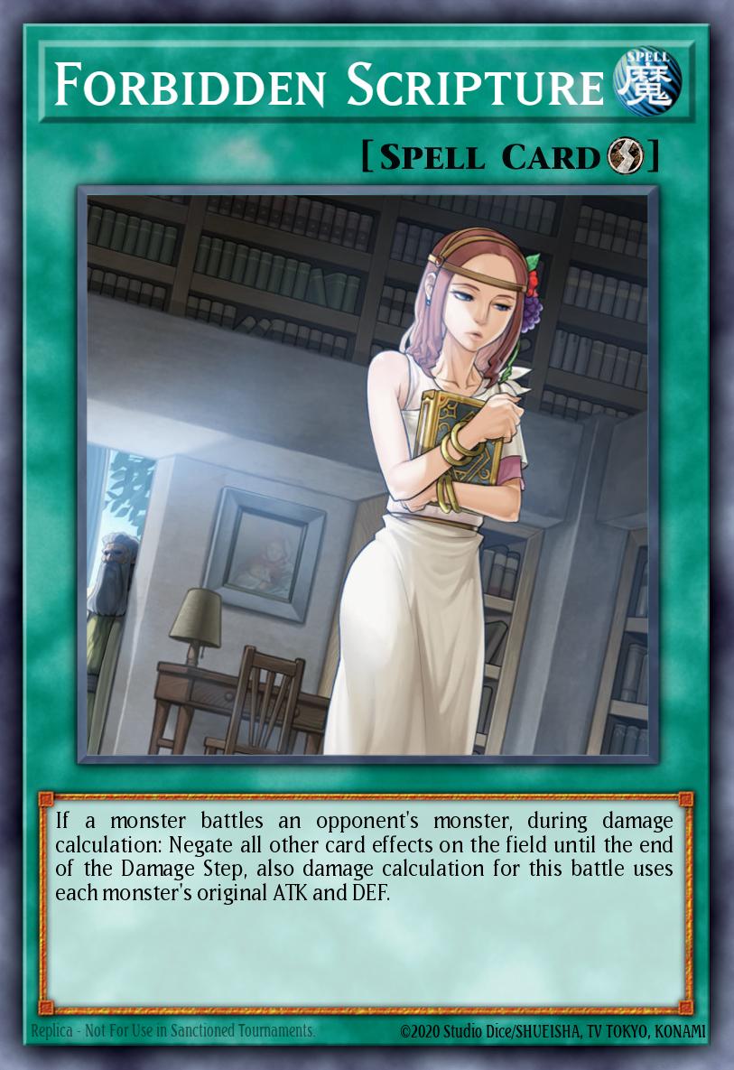 Forbidden Scripture Yu-Gi-Oh card