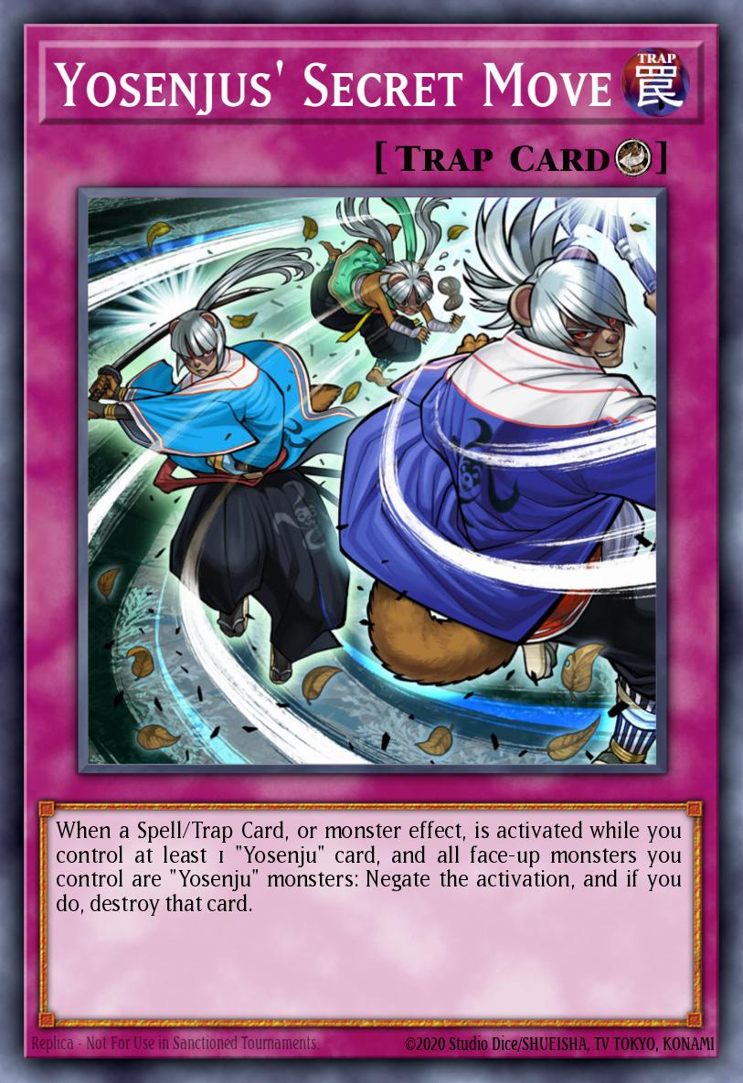 Yosenjus' Secret Move Yu-Gi-Oh card