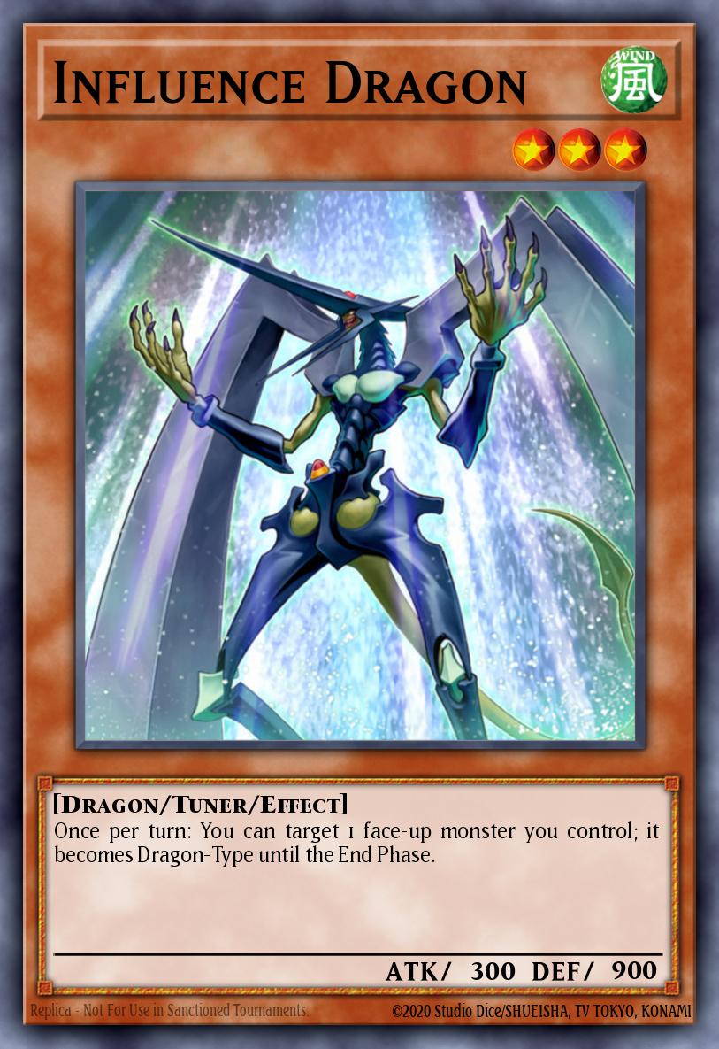 Influence Dragon Yu-Gi-Oh card