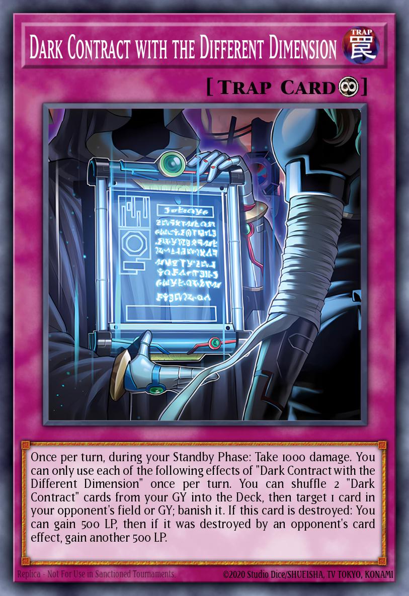 Dark Contract with the Different Dimension Yu-Gi-Oh card