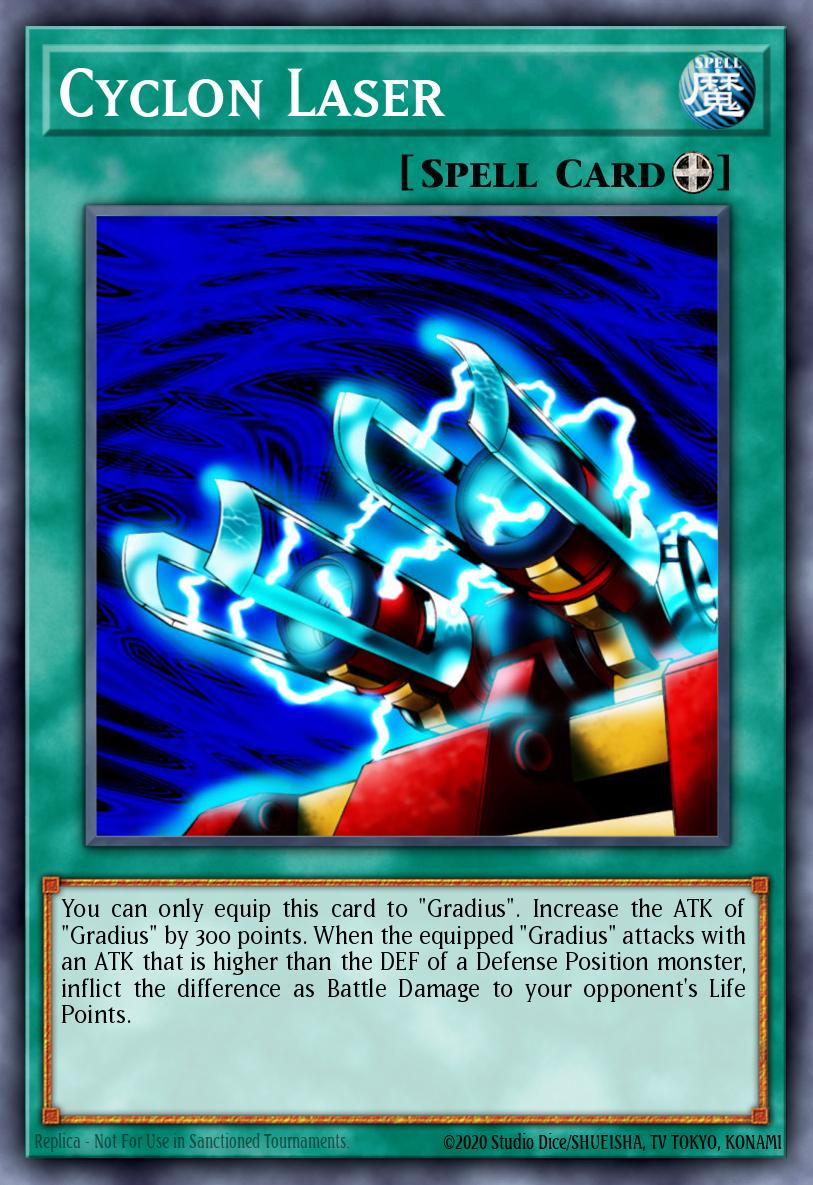 Cyclon Laser Yu-Gi-Oh card