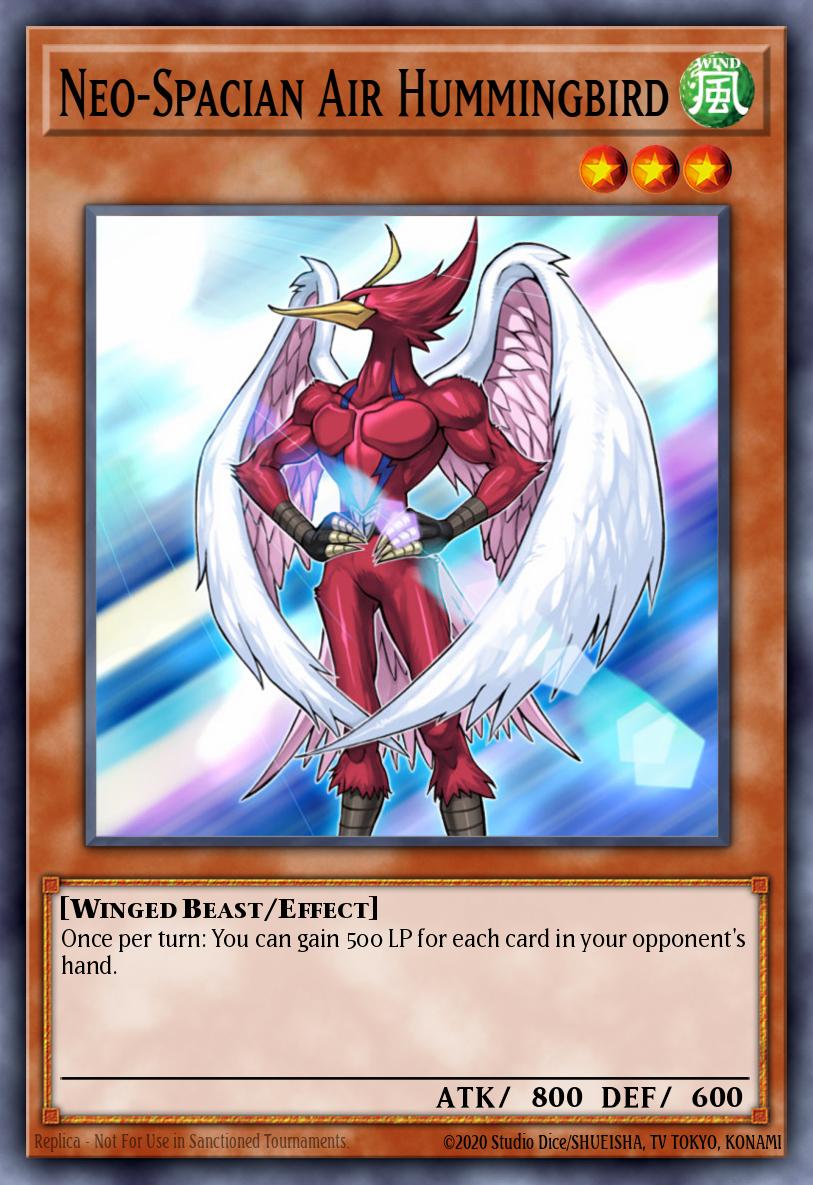 Neo-Spacian Air Hummingbird Yu-Gi-Oh card