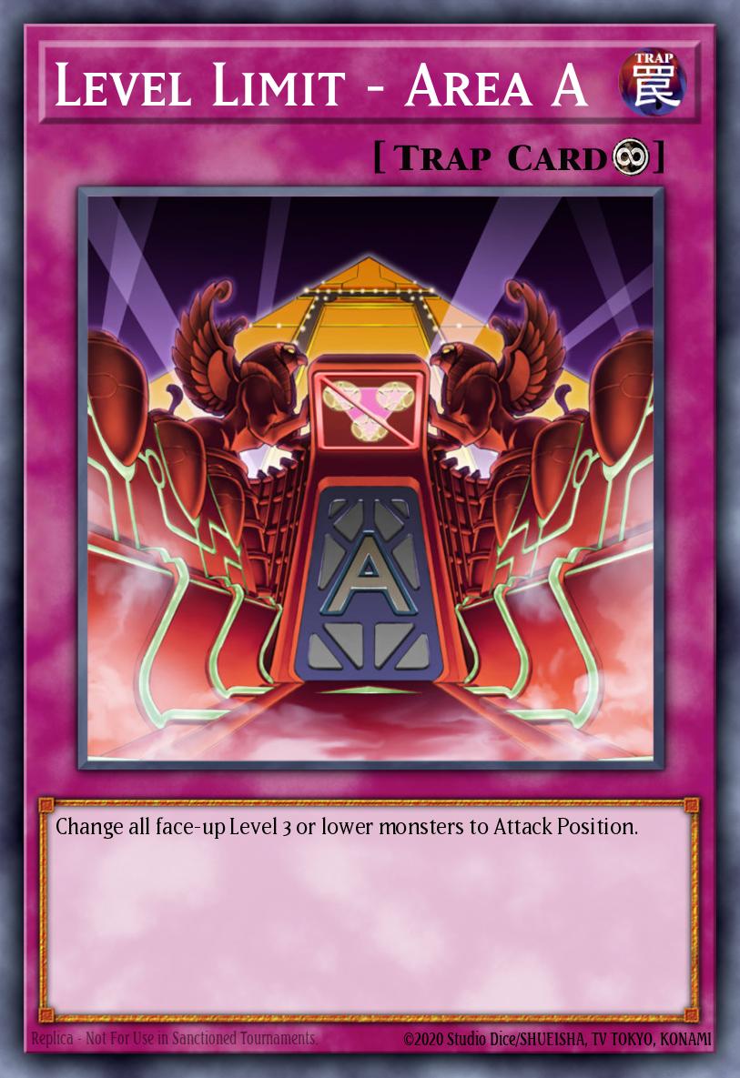 Level Limit - Area A Yu-Gi-Oh card