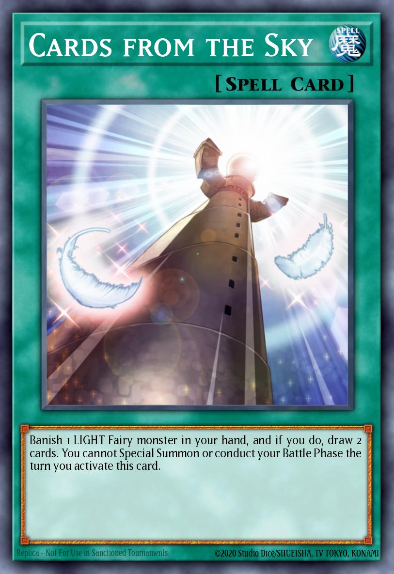 Cards from the Sky Yu-Gi-Oh card