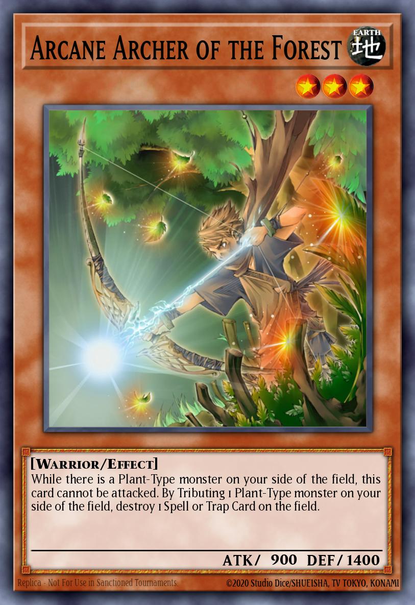Arcane Archer of the Forest Yu-Gi-Oh card