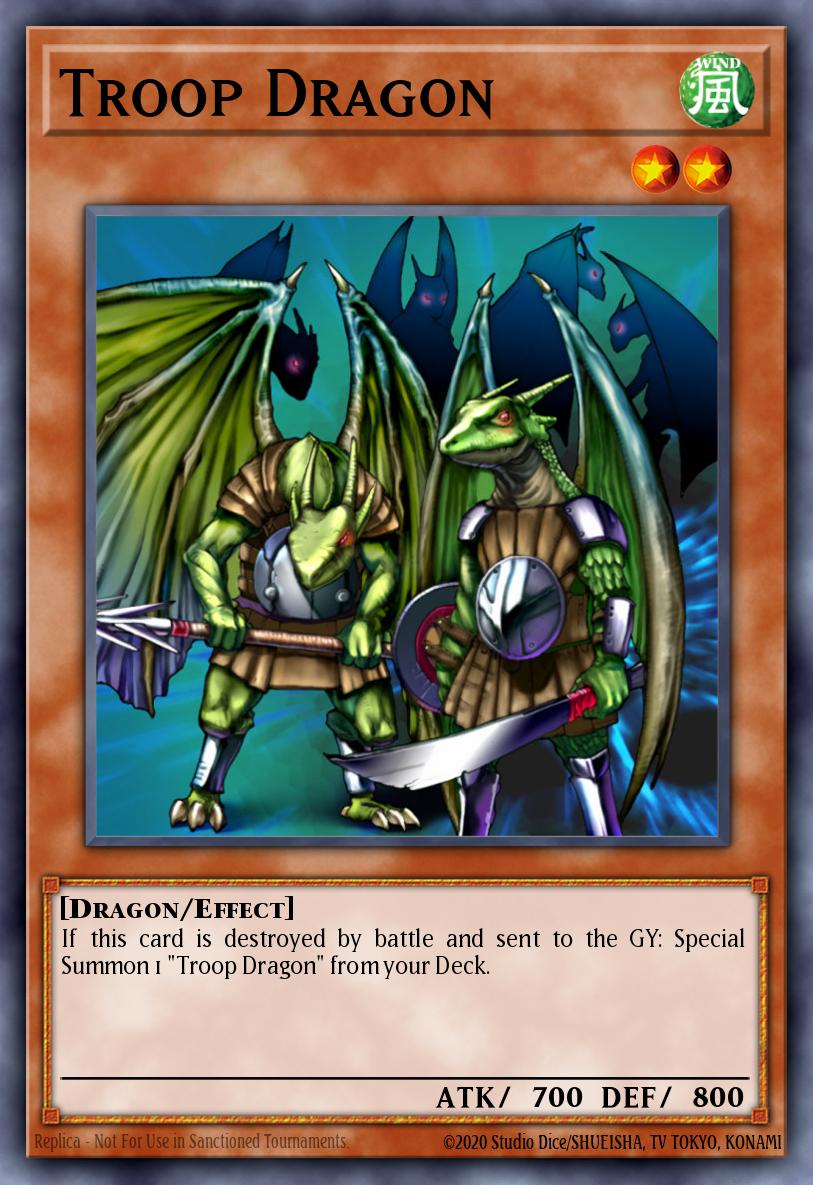 Troop Dragon Yu-Gi-Oh card