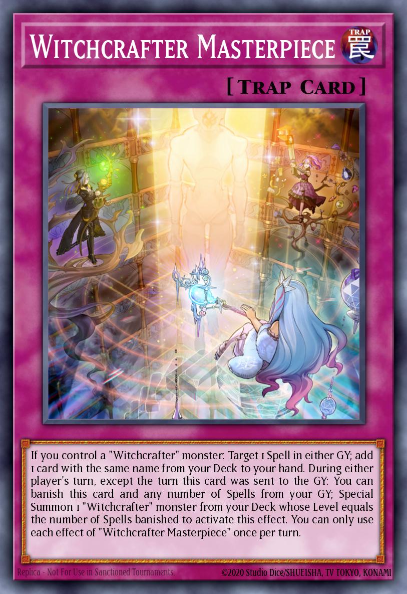 Witchcrafter Masterpiece Yu-Gi-Oh card