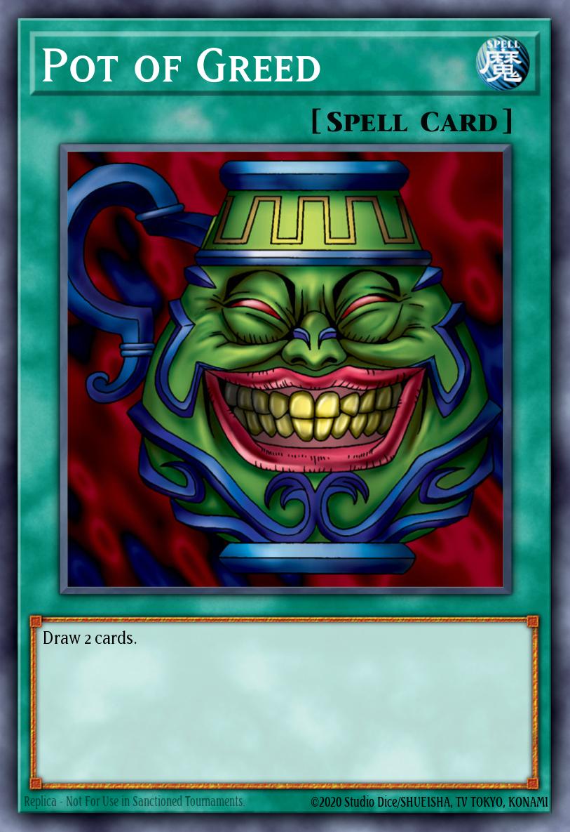 Pot of Greed Yu-Gi-Oh card