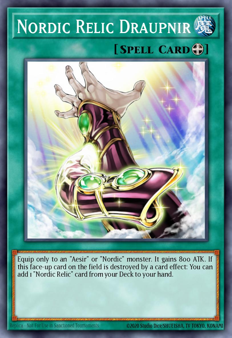 Nordic Relic Draupnir Yu-Gi-Oh card