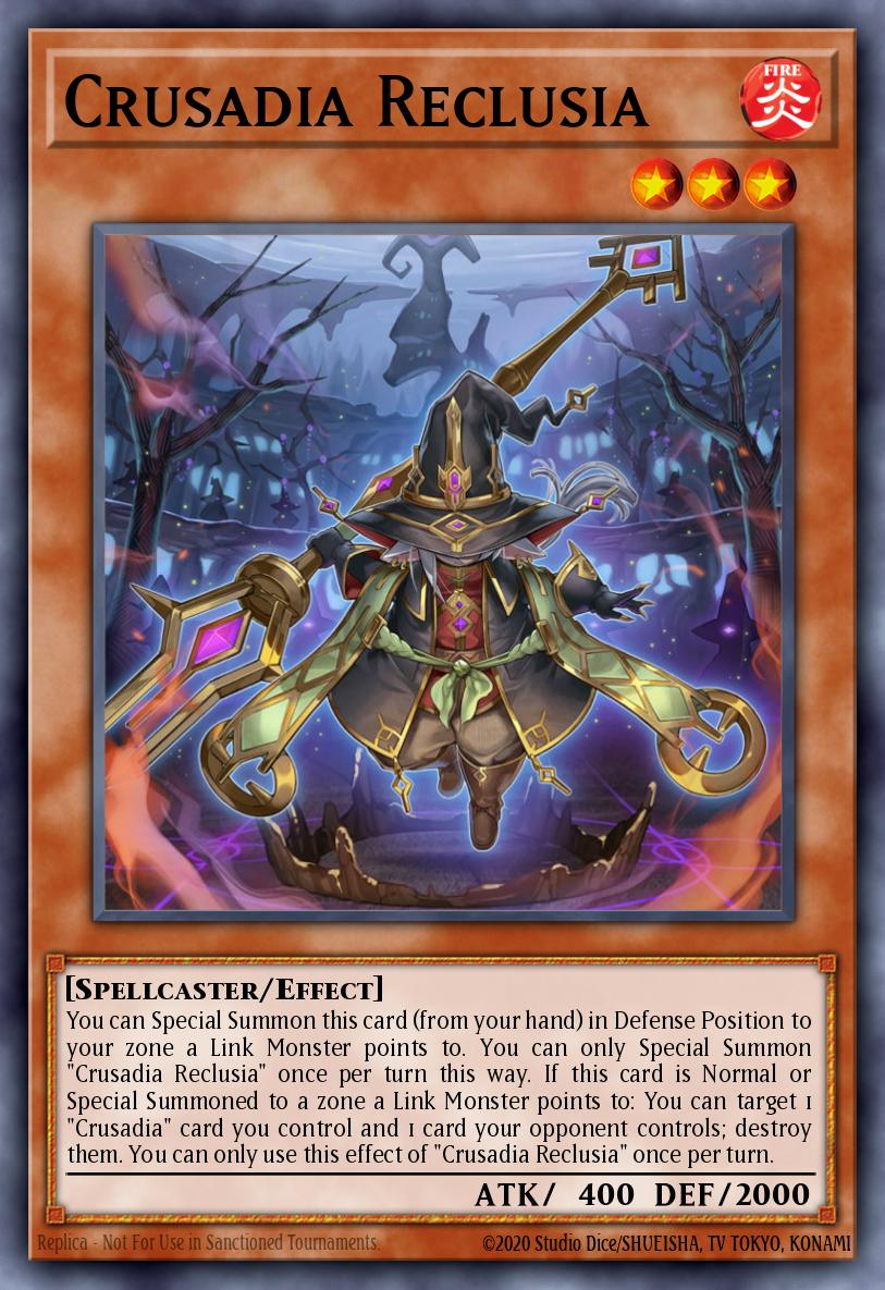 Crusadia Reclusia Yu-Gi-Oh card