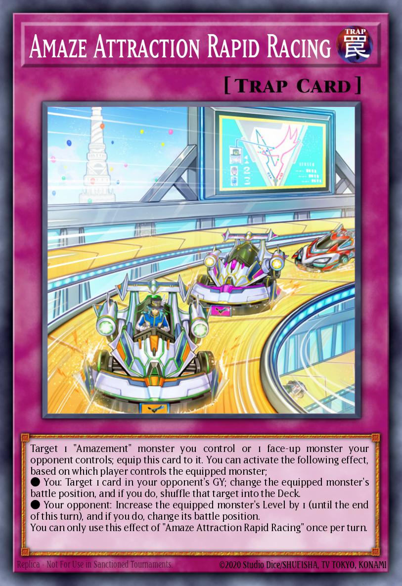 Amaze Attraction Rapid Racing Yu-Gi-Oh card