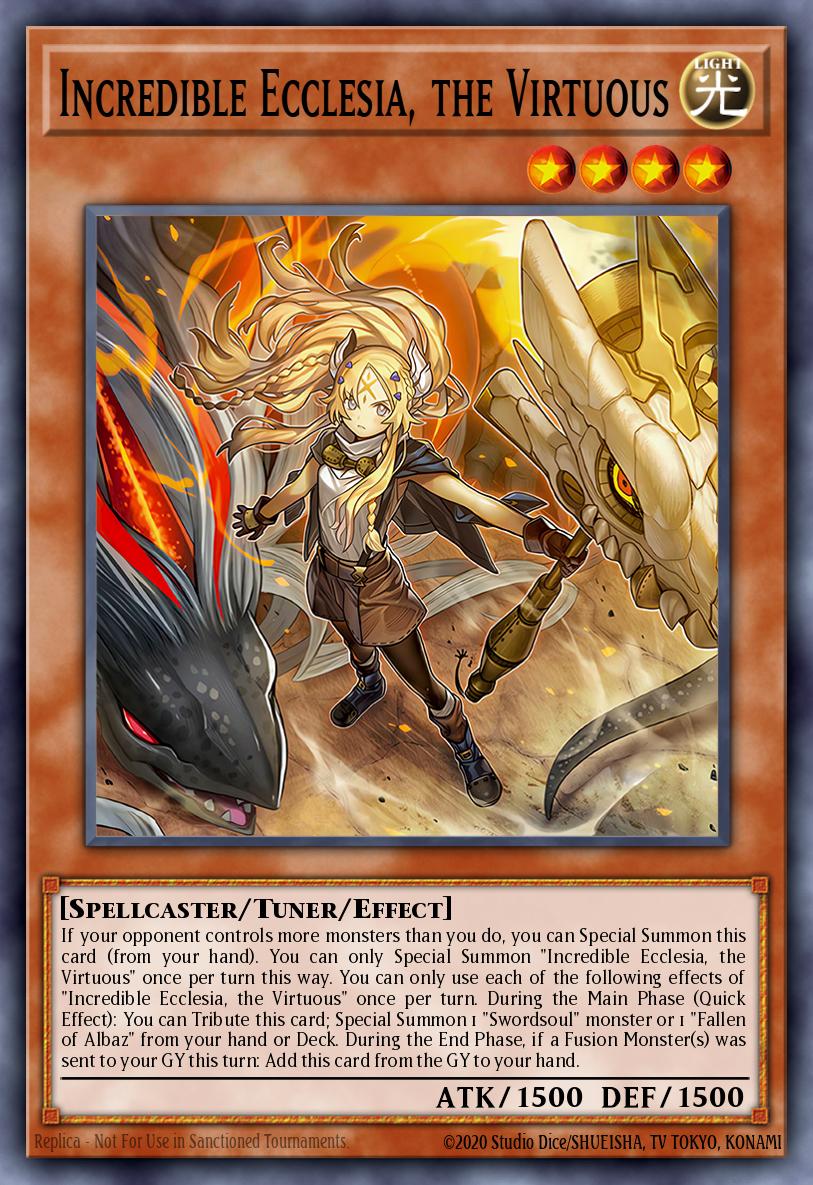 Incredible Ecclesia, the Virtuous Yu-Gi-Oh card