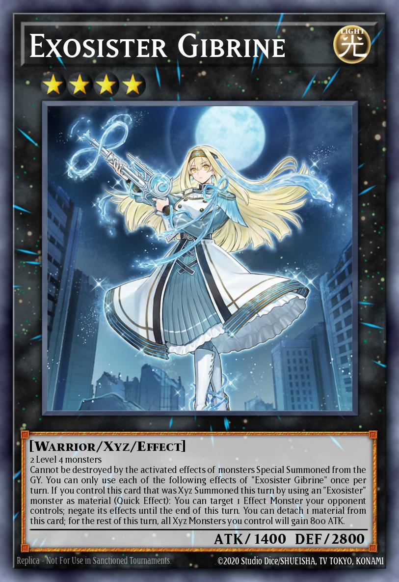 Exosister Gibrine Yu-Gi-Oh card