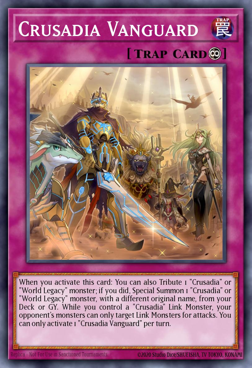 Crusadia Vanguard Yu-Gi-Oh card