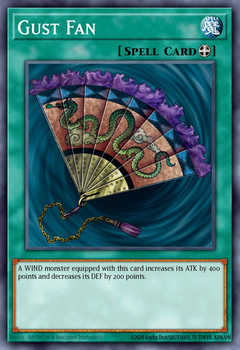 Gust Fan Yu-Gi-Oh card