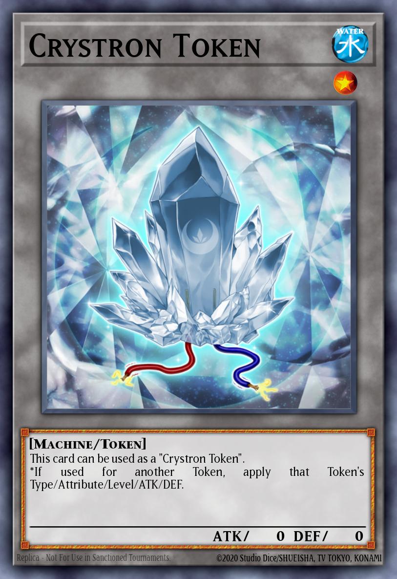 Crystron Token Yu-Gi-Oh card