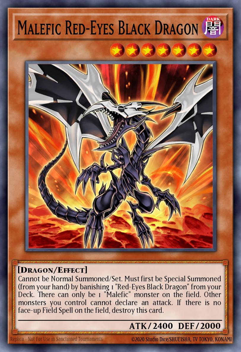 Malefic Red-Eyes Black Dragon Yu-Gi-Oh card