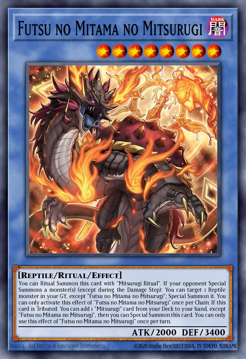 Futsu no Mitama no Mitsurugi Yu-Gi-Oh card