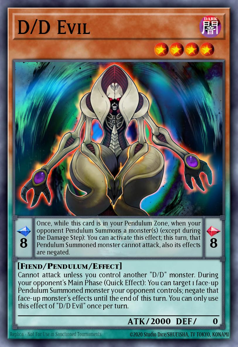 D/D Evil Yu-Gi-Oh card