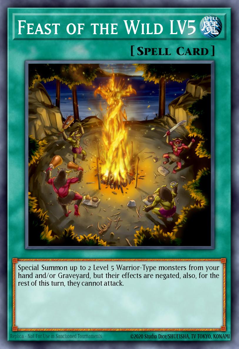 Feast of the Wild LV5 Yu-Gi-Oh card