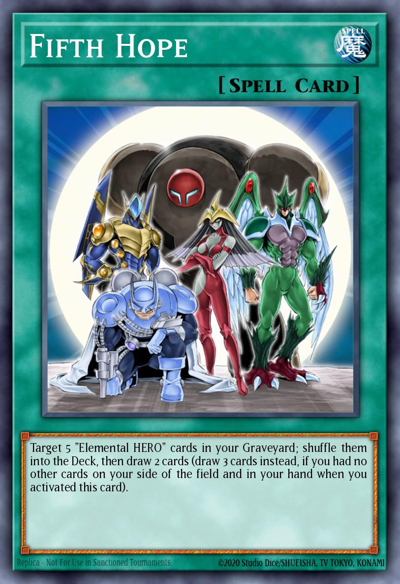 Fifth Hope Yu-Gi-Oh card