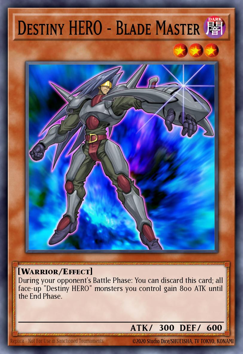 Destiny HERO - Blade Master Yu-Gi-Oh card
