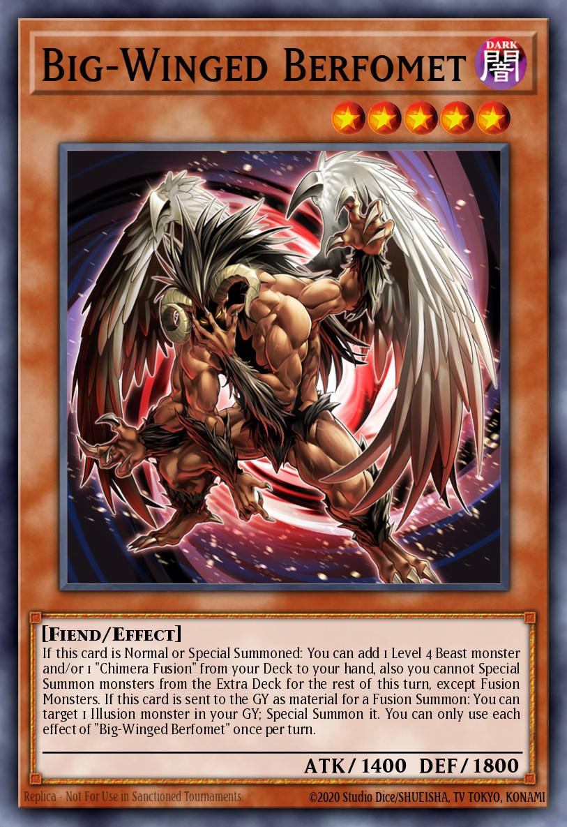 Big-Winged Berfomet Yu-Gi-Oh card