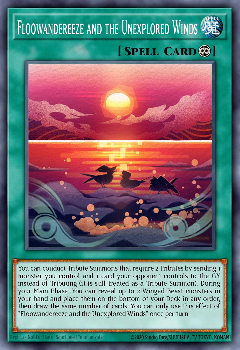 Floowandereeze and the Unexplored Winds Yu-Gi-Oh card