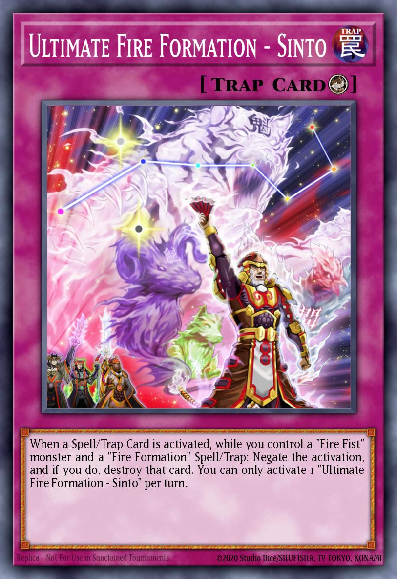 Ultimate Fire Formation - Sinto Yu-Gi-Oh card