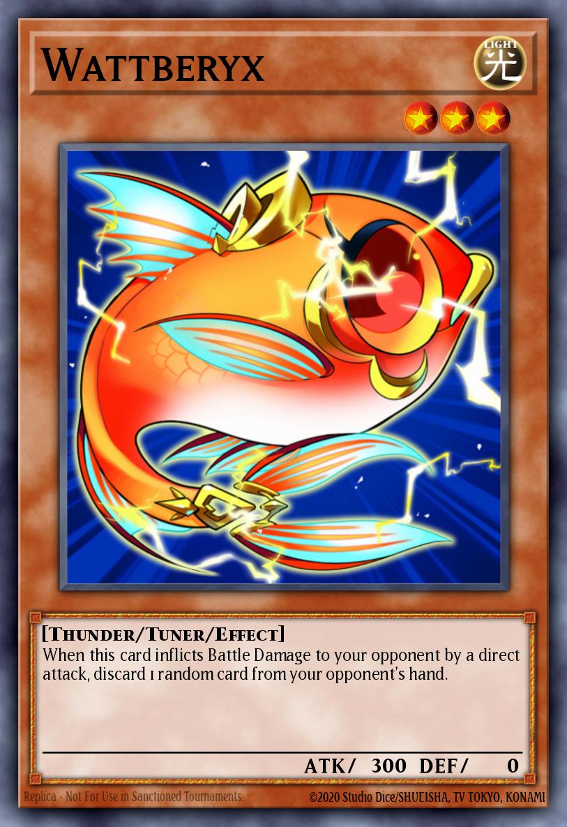 Wattberyx Yu-Gi-Oh card
